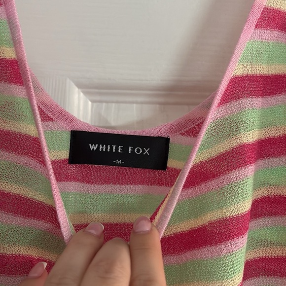 White fox Thinking 'Bout You Lately Mini Dress
Watermelon Stripe - Picture 7 of 7